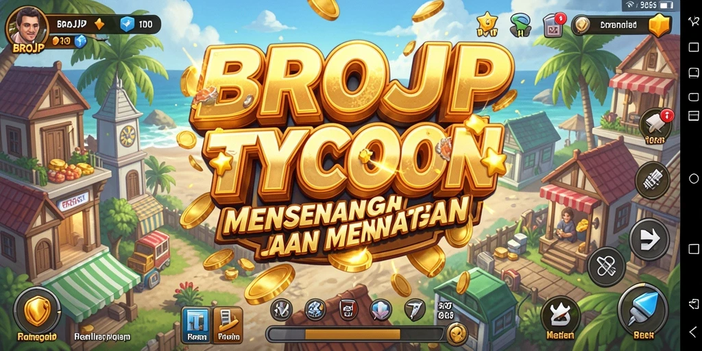 Tampilan gameplay Tycoon yang seru dan mendidik.