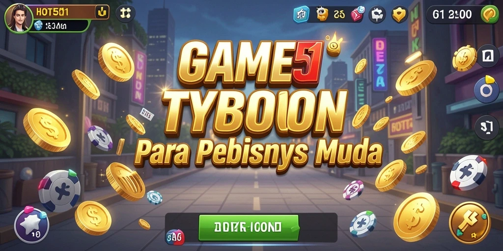 Screenshot utama HOT51 menunjukkan gameplay yang mendebarkan dalam dunia Tycoon.