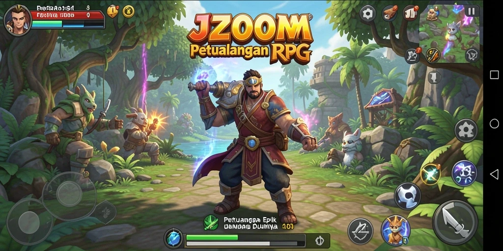Gameplay menarik di dunia RPG J200M yang penuh tantangan.