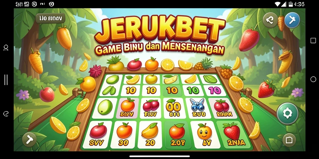 Tampilan gameplay JERUKBET yang seru dan interaktif.