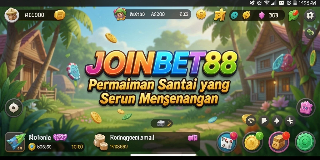 Tampilan gameplay JOINBET88 yang penuh warna dan menarik.