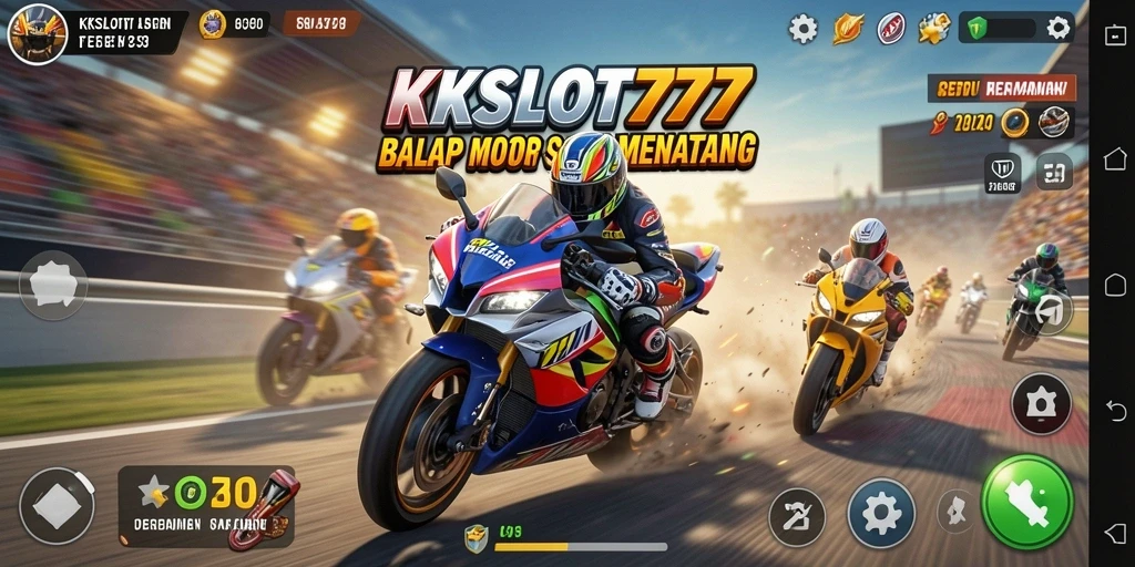Tampilan gameplay KKSLOT777 yang mendebarkan dan realistis.