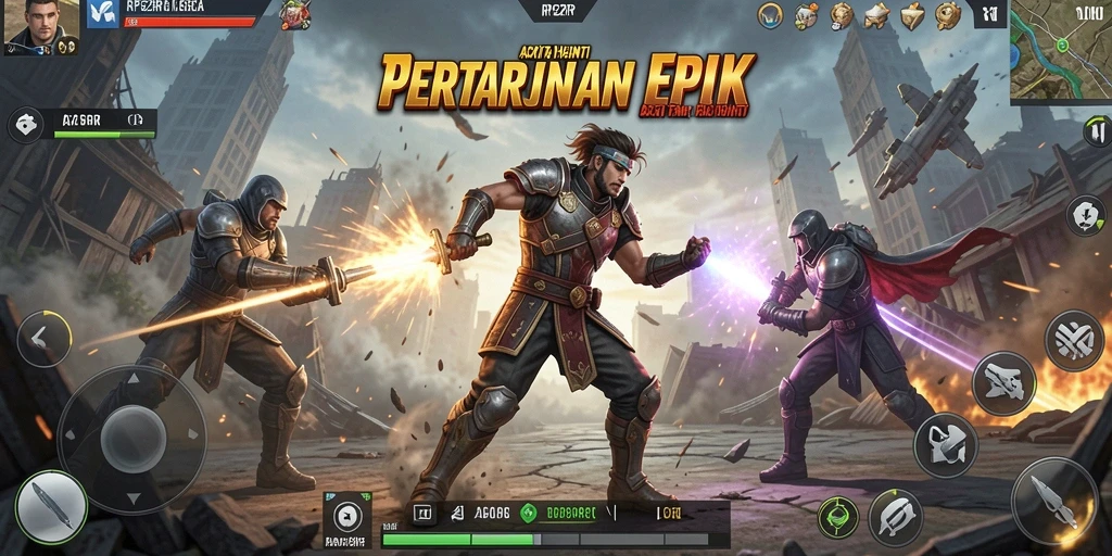 Tampilan aksi mendebarkan dari RP62RP dengan grafis menawan.