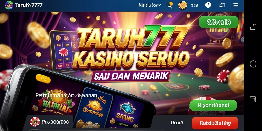 Tampilan menakjubkan dari gameplay Kasino TARUH777.
