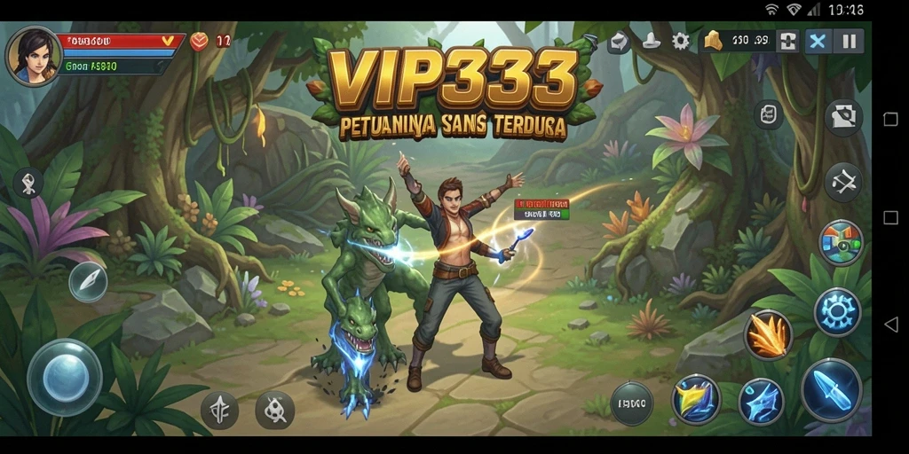Screenshot gameplay VIP333 menampilkan eksplorasi dunia yang menakjubkan.
